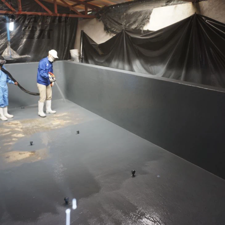 Prskanje poliuree na velikim površinama